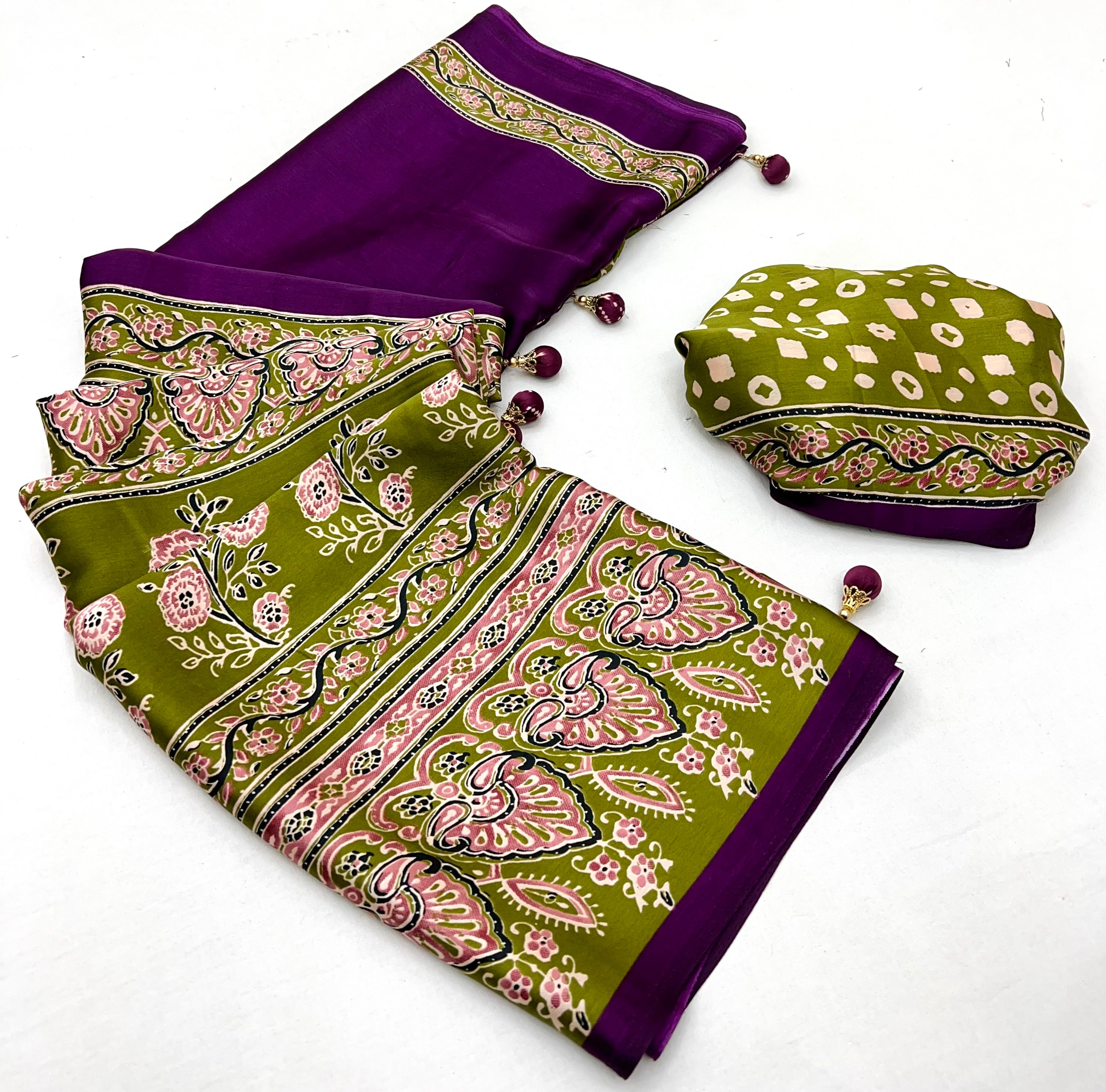 Meherika Elegant Semi Modal Saree for Wedding Functions ClothsVilla