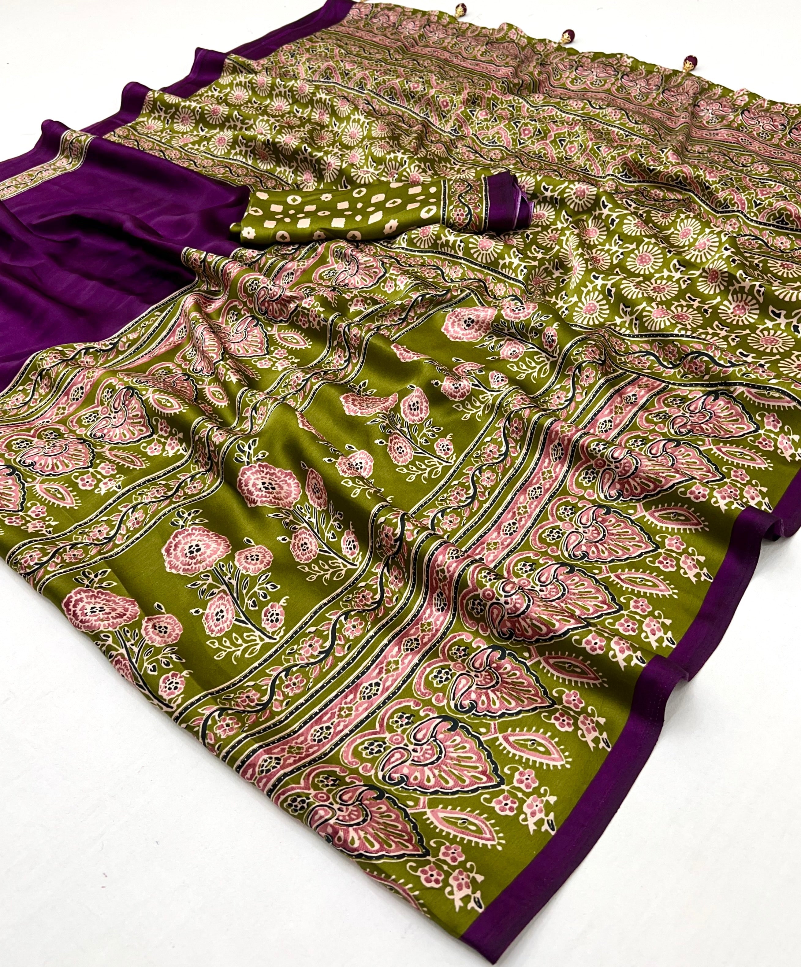 Meherika Elegant Semi Modal Saree for Wedding Functions ClothsVilla