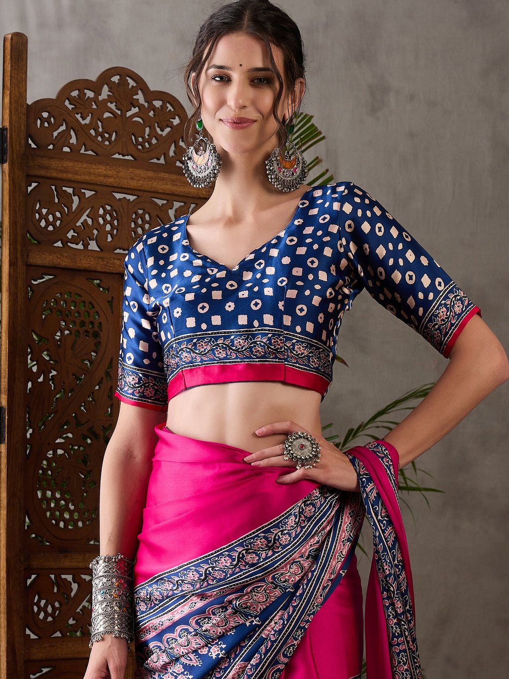 Meherika Elegant Semi Modal Saree for Wedding Functions ClothsVilla