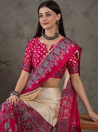 Meherika Elegant Semi Modal Saree for Wedding Functions ClothsVilla