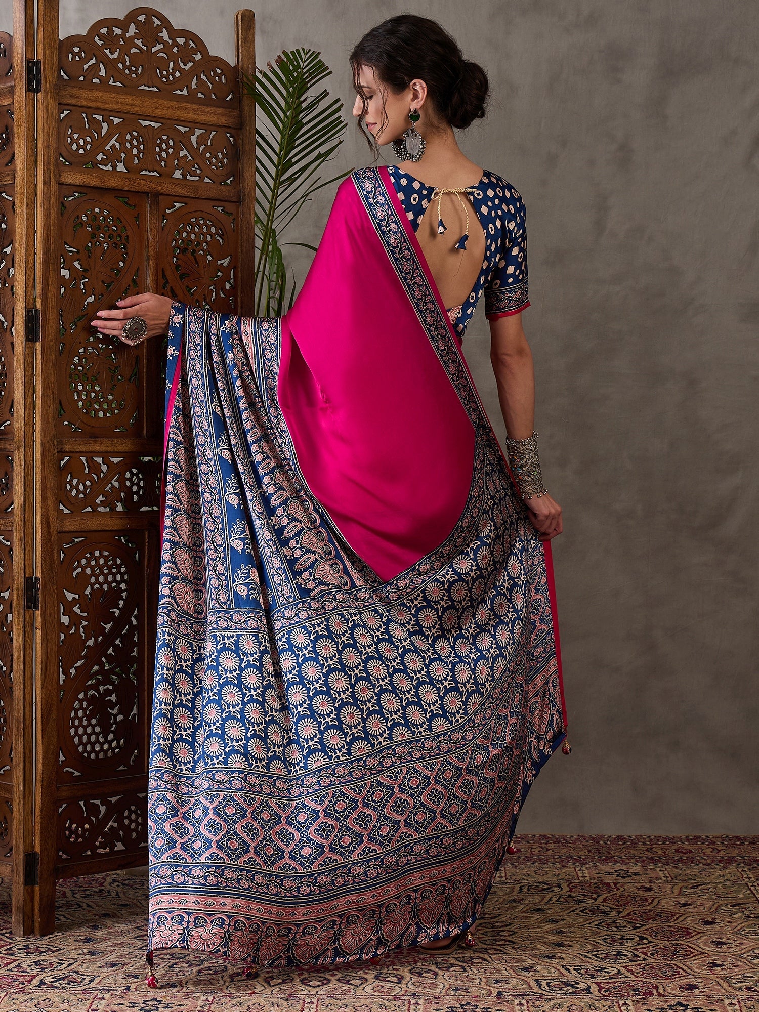 Meherika Elegant Semi Modal Saree for Wedding Functions ClothsVilla