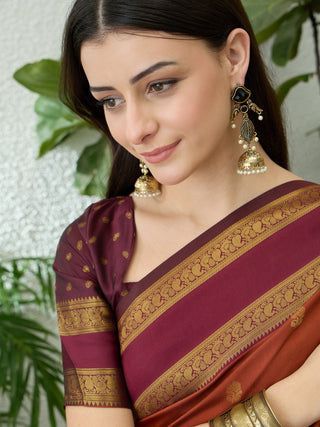 Rishvika Elegant Soft Silk Saree for Festive Functions ClothsVilla