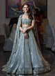Load image into Gallery viewer, Sequined Georgette Lehenga Set with Net Dupatta ClothsVilla
