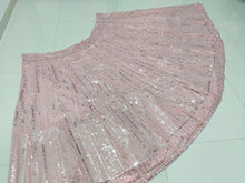 Load image into Gallery viewer, Sequined Georgette Pink Lehenga Set with Net Dupatta ClothsVilla