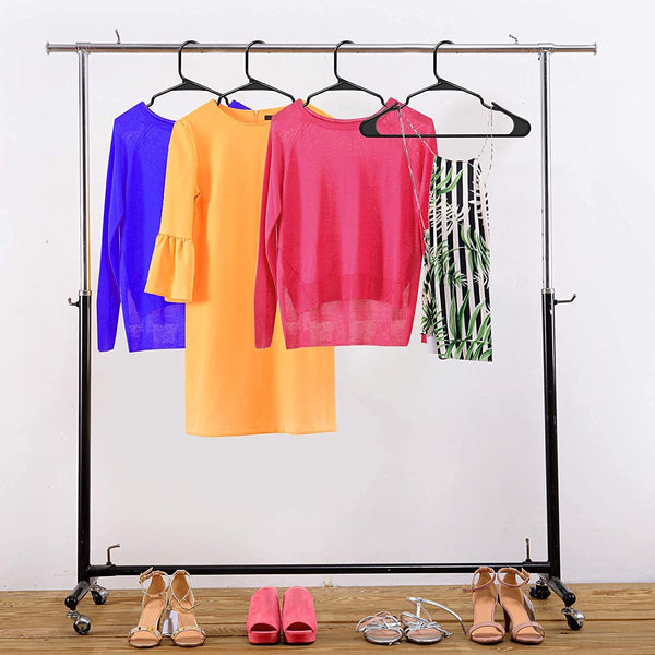 Set of 36 Plastic Clothes Hangers for Wardrobe | Multipurpose Non-Slip Hangers for Saree, Dress, Shirt, Pants, Kids Clothes ClothsVilla