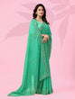 Load image into Gallery viewer, Sky Blue Art Silk Saree with Sequins Work ClothsVilla