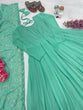 Load image into Gallery viewer, Sky Blue Elegant Designer Party Wear Gown &amp; Dupatta Set Clothsvilla