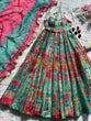 Load image into Gallery viewer, Sky Blue Elegant Jimmy Organza Silk Digital Printed Anarkali Gown with Designer Dupatta – 8 Meter Flair ClothsVilla