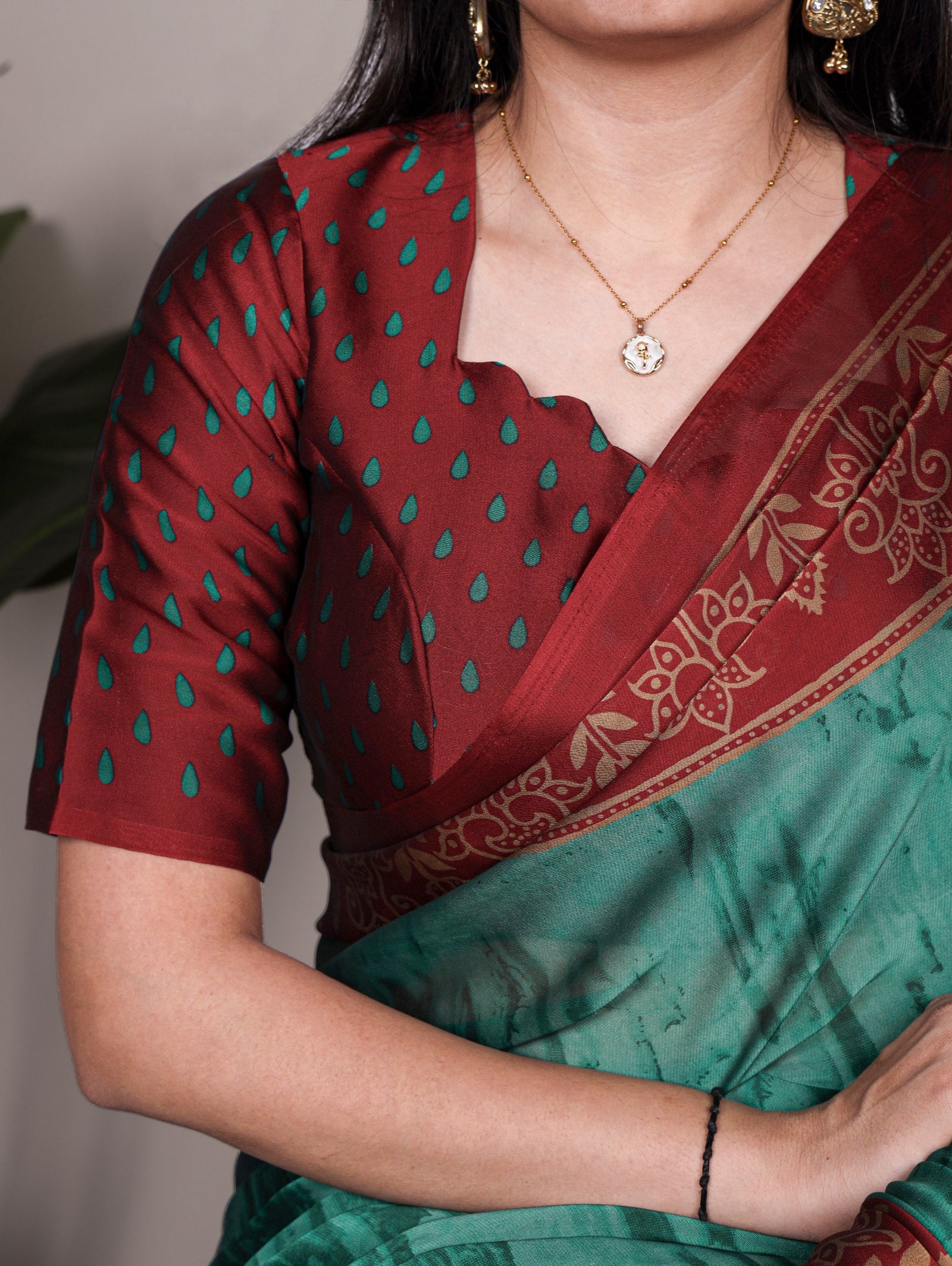 Sky Blue Elegant Rangoli Silk Printed Saree with Matching Unstitched Blouse – Lightweight & Stylish Daily/Festive Wear ClothsVilla