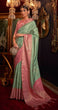 Load image into Gallery viewer, Sky Blue Elegant Tanchoi Woven Banarasi Silk Blend Saree with Blouse Piece ClothsVilla