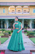 Load image into Gallery viewer, Sky Blue Embroidered Lehenga Choli ClothsVilla