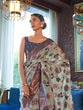 Load image into Gallery viewer, Sky Blue Graceful Bollywood Style Organza Saree with Unstitched Blouse Piece ClothsVilla