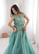 Load image into Gallery viewer, Sky Blue Salsa Crush Lehenga Choli ClothsVilla