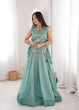 Load image into Gallery viewer, Sky Blue Salsa Crush Lehenga Choli ClothsVilla