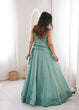 Load image into Gallery viewer, Sky Blue Salsa Crush Lehenga Choli ClothsVilla