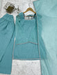Load image into Gallery viewer, Sky Blue Silk Kurta Salwar Set ClothsVilla