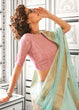 Load image into Gallery viewer, Sky Blue Timeless Elegance Moss Chiffon Silk Saree – Grand &amp; Bestselling Design ClothsVilla
