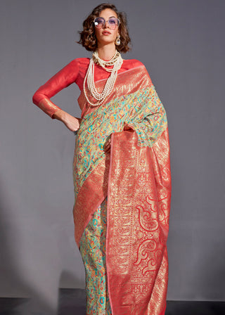 Sky Blue Versatile Elegance Modal Silk Saree – Effortless Style for Every Occasion ClothsVilla