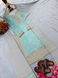 Load image into Gallery viewer, Sky Embroidered Kurta Palazzo Set ClothsVilla