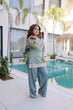 Load image into Gallery viewer, Sky Mirror Work Top Pant Set with Batwa ClothsVilla