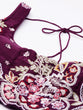 Load image into Gallery viewer, Stunning Burgundy Sequinned Georgette Lehenga Choli Set ClothsVilla