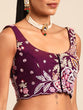 Load image into Gallery viewer, Stunning Burgundy Sequinned Georgette Lehenga Choli Set ClothsVilla