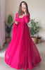 Stunning Pink Anarkali Suit Set with Gota Patti Work and Dupatta ClothsVilla