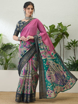 Svarika Comfortable PV Cotton Saree for Daily & Festive Wear ClothsVilla