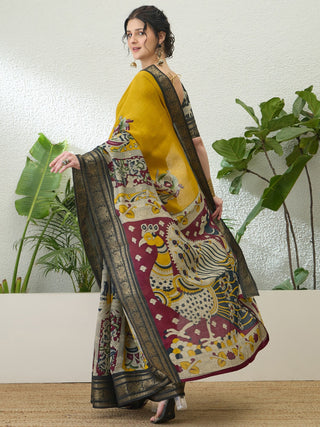 Svarika Comfortable PV Cotton Saree for Daily & Festive Wear ClothsVilla