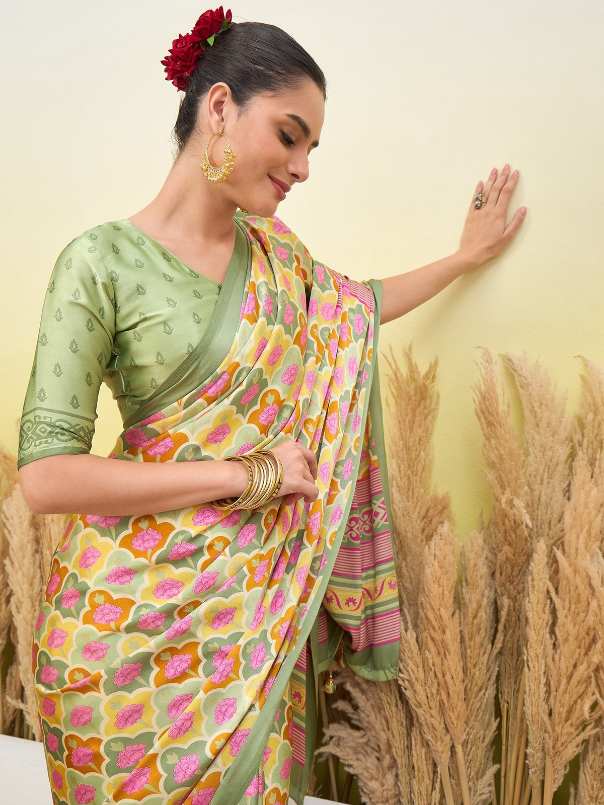 Tanirika Stylish Semi Modal Saree for Party & Festive Wear ClothsVilla