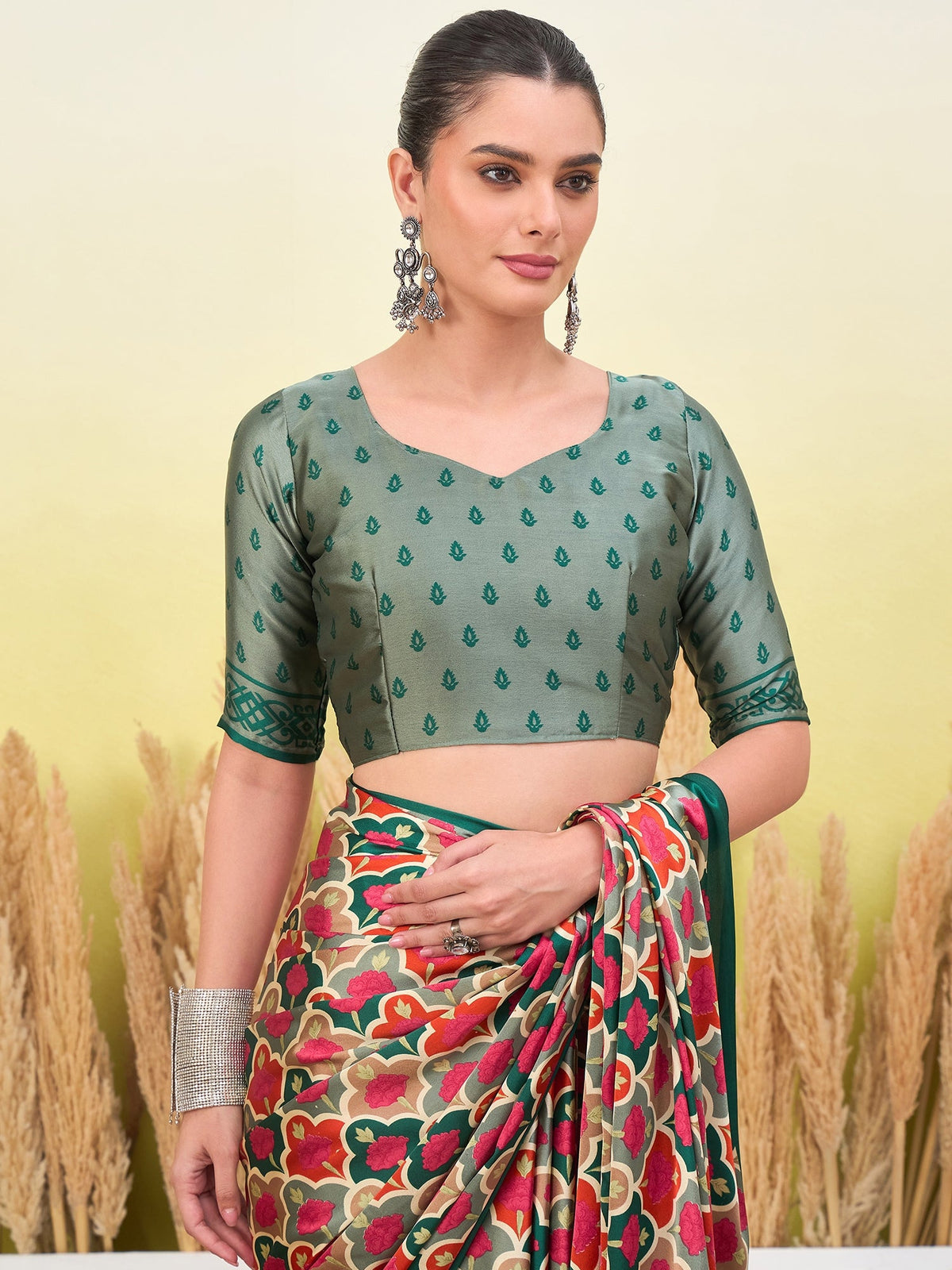 Tanirika Stylish Semi Modal Saree for Party & Festive Wear ClothsVilla