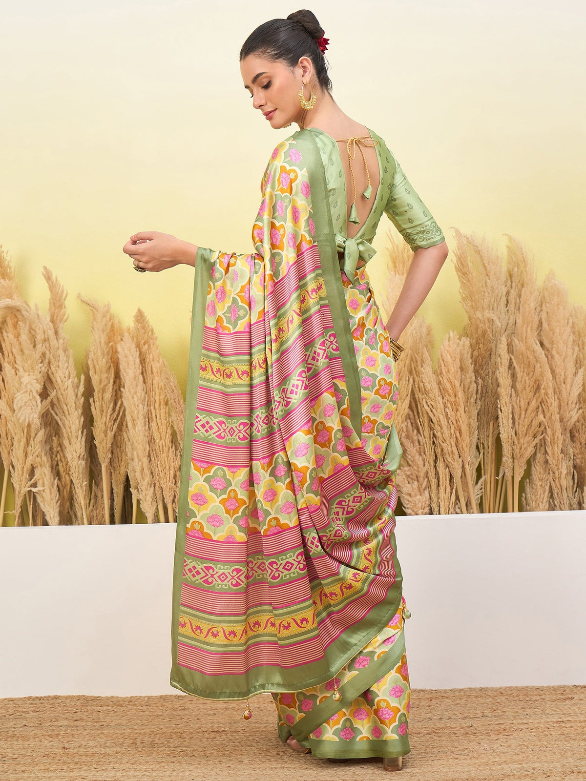 Tanirika Stylish Semi Modal Saree for Party & Festive Wear ClothsVilla