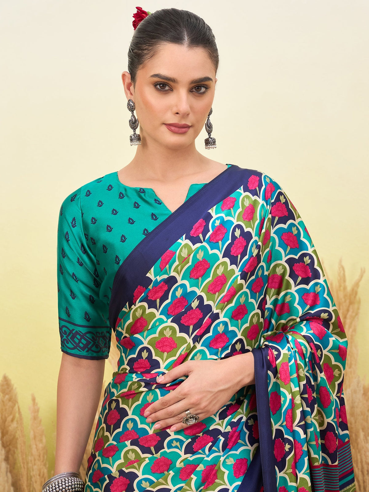 Tanirika Stylish Semi Modal Saree for Party & Festive Wear ClothsVilla