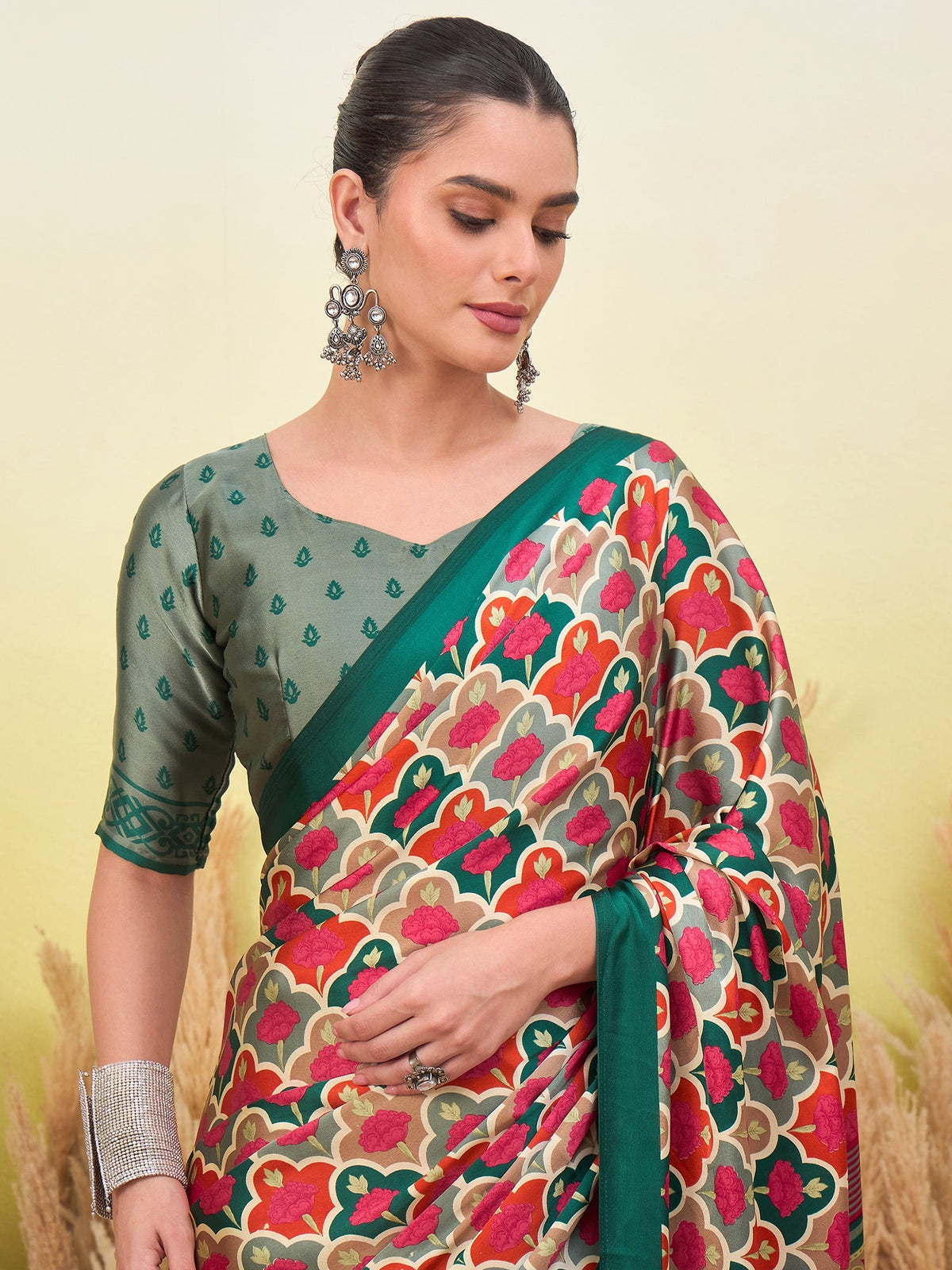 Tanirika Stylish Semi Modal Saree for Party & Festive Wear ClothsVilla