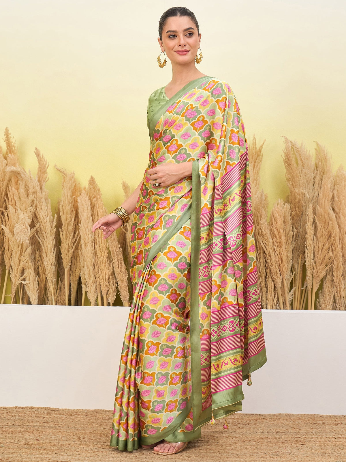 Tanirika Stylish Semi Modal Saree for Party & Festive Wear ClothsVilla