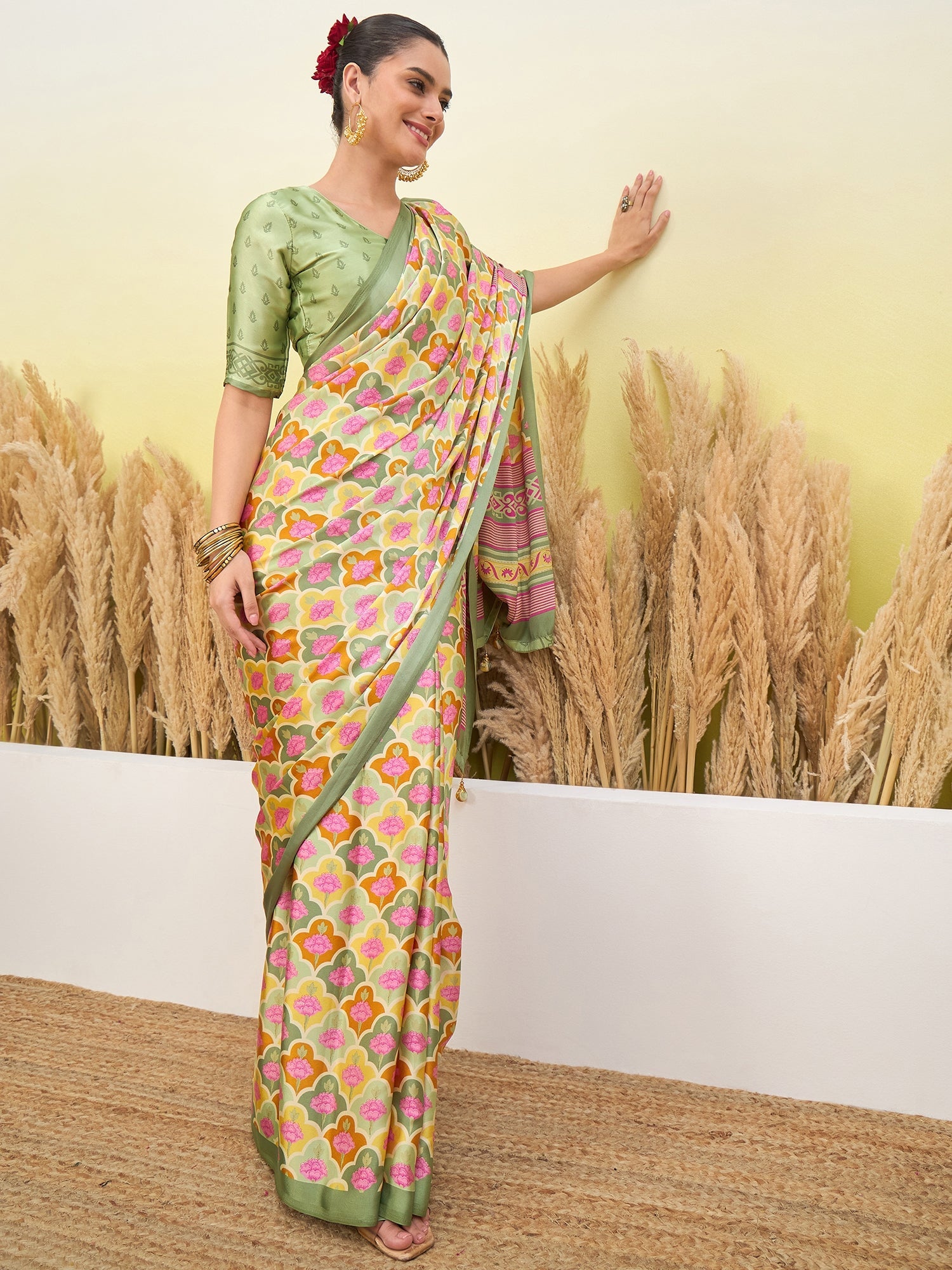Tanirika Stylish Semi Modal Saree for Party & Festive Wear ClothsVilla