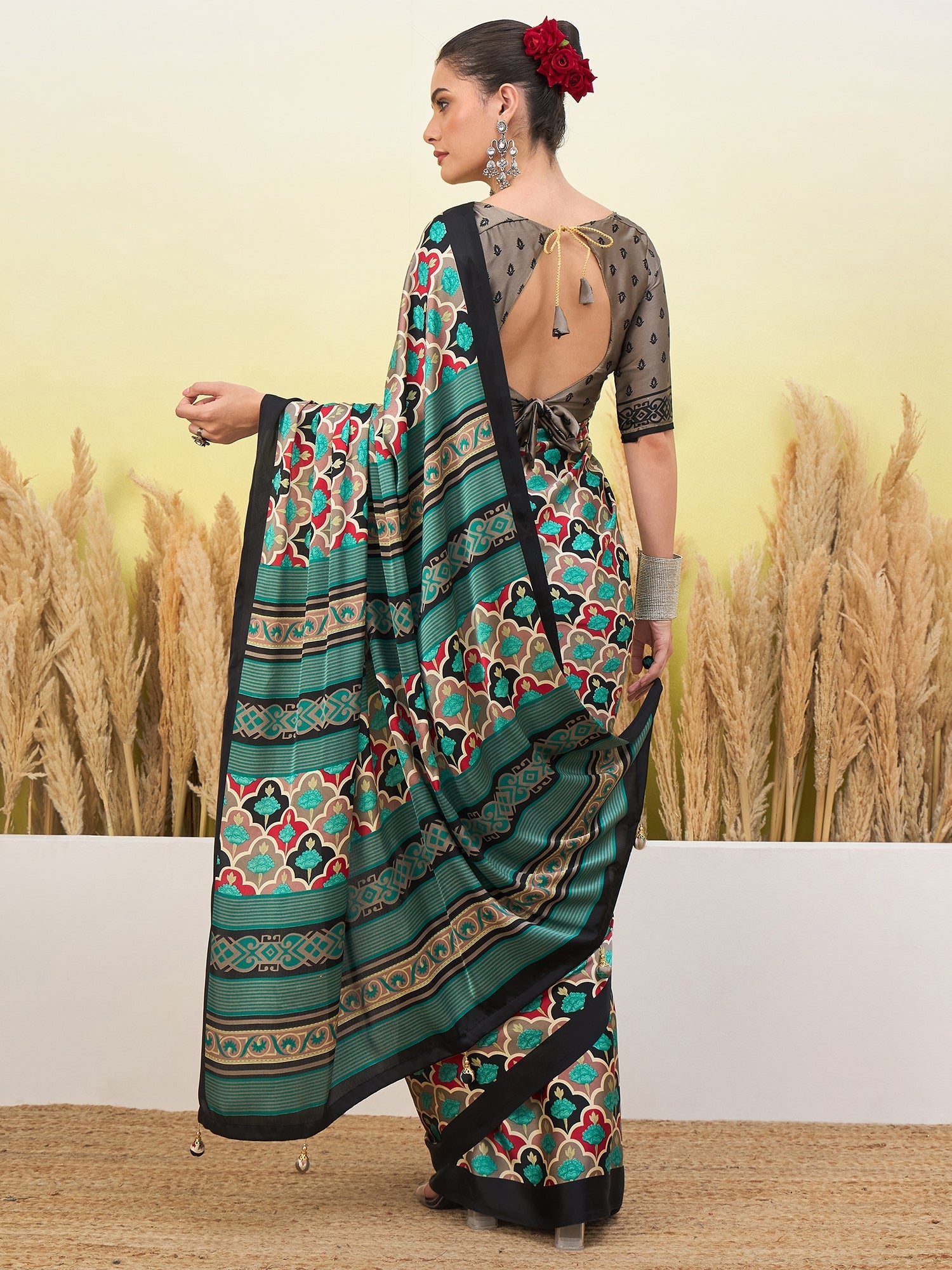 Tanirika Stylish Semi Modal Saree for Party & Festive Wear ClothsVilla