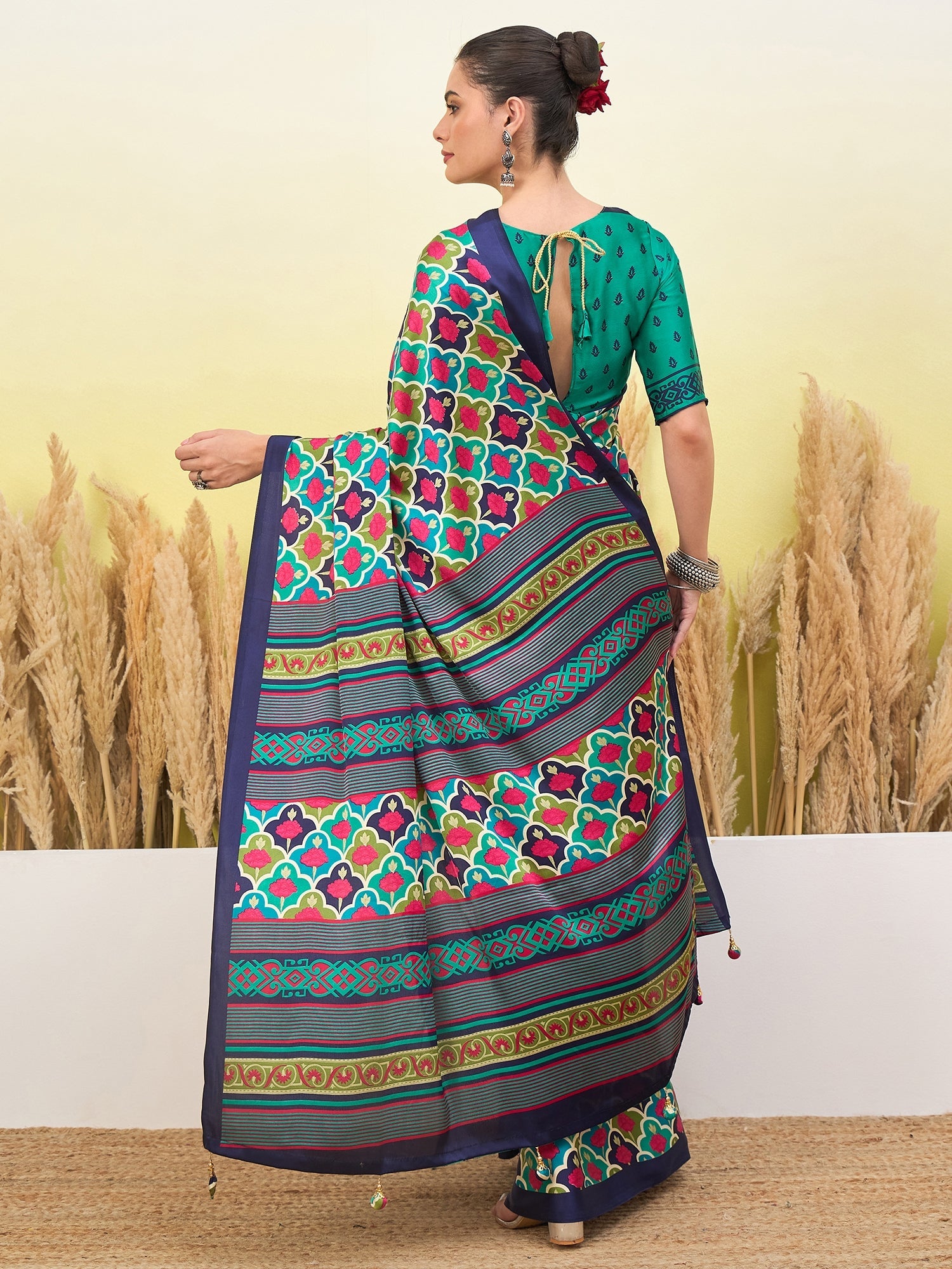 Tanirika Stylish Semi Modal Saree for Party & Festive Wear ClothsVilla