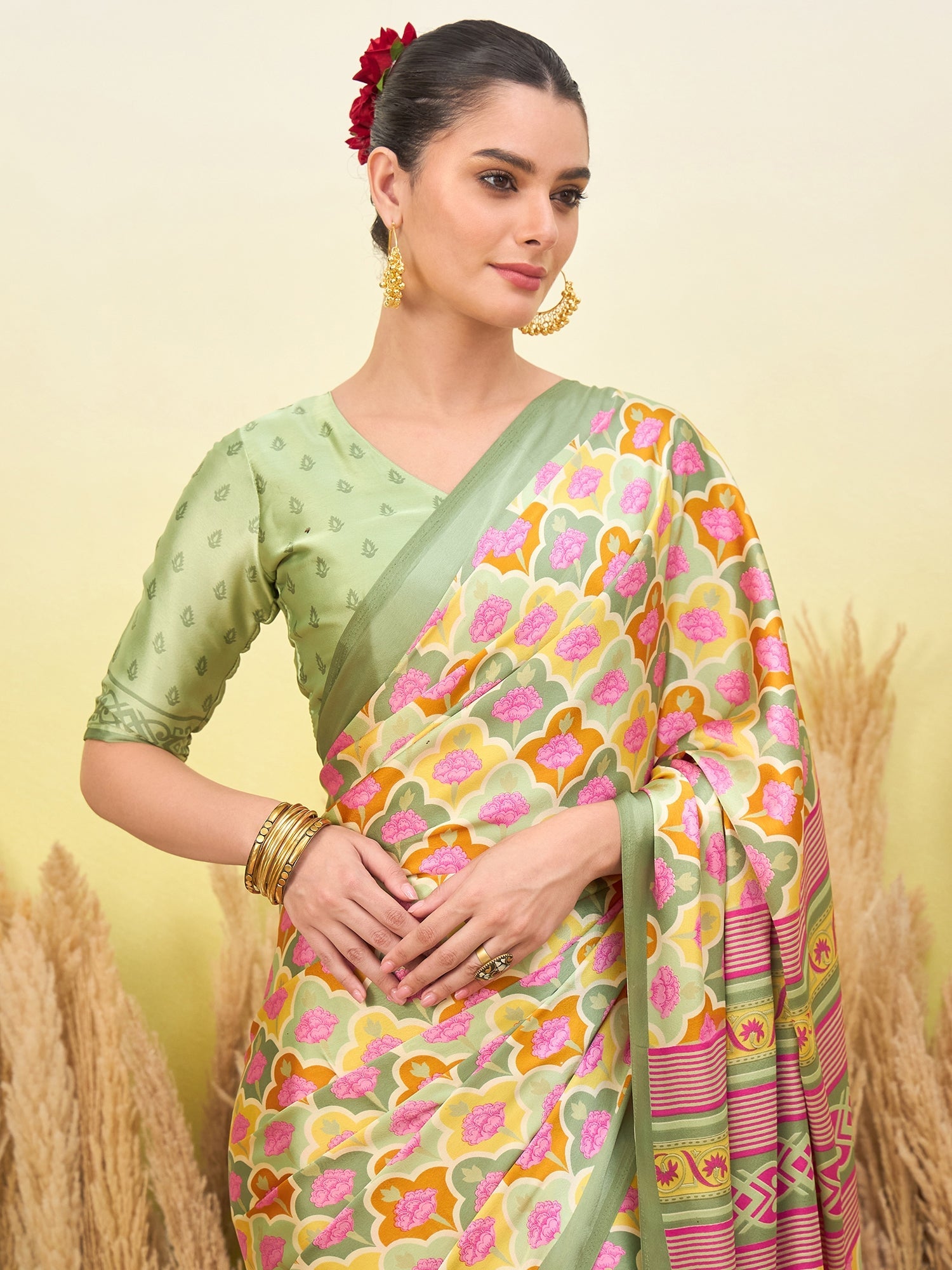 Tanirika Stylish Semi Modal Saree for Party & Festive Wear ClothsVilla