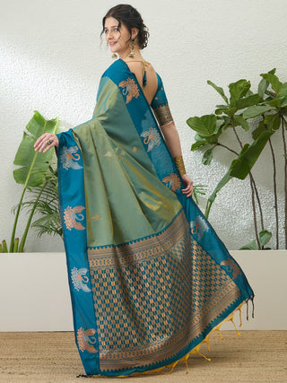 Tarunika Handloom Silk Saree for Wedding & Festive Wear ClothsVilla