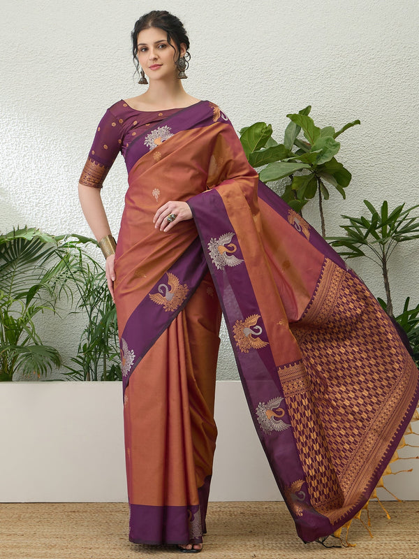 Tarunika Handloom Silk Saree for Wedding & Festive Wear ClothsVilla