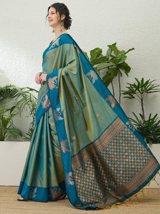 Tarunika Handloom Silk Saree for Wedding & Festive Wear ClothsVilla