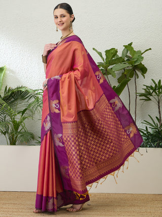 Tarunika Handloom Silk Saree for Wedding & Festive Wear ClothsVilla