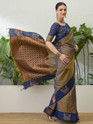 Tarunika Handloom Silk Saree for Wedding & Festive Wear ClothsVilla