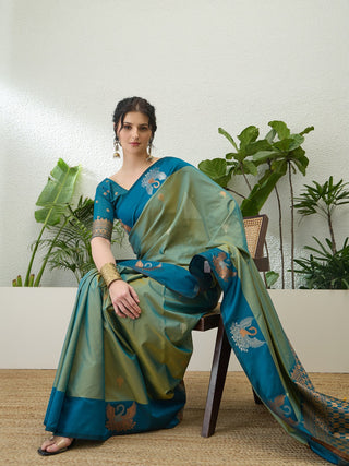 Tarunika Handloom Silk Saree for Wedding & Festive Wear ClothsVilla