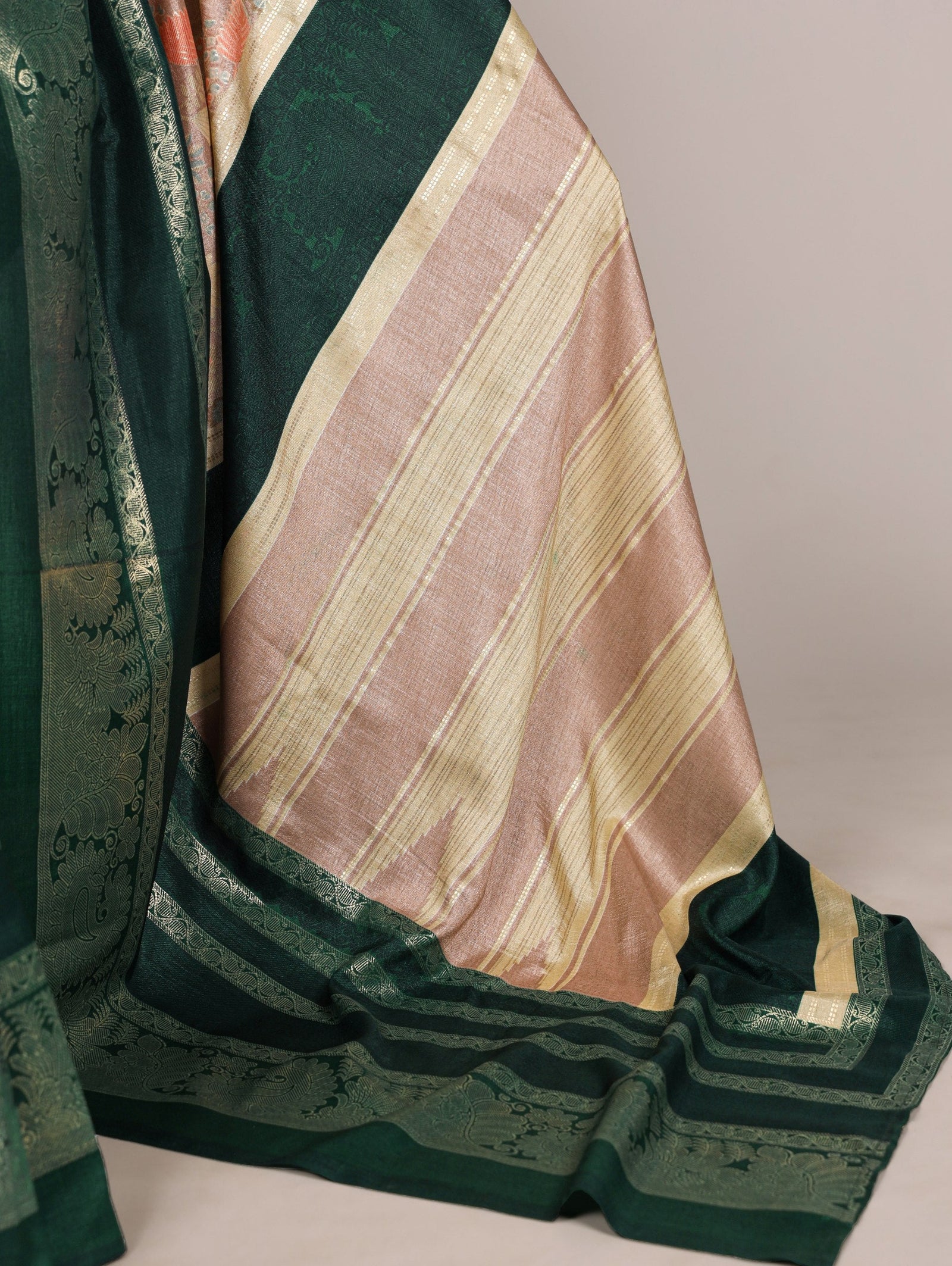 Tasar Silk Floral Printed Saree ClothsVilla
