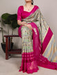 Load image into Gallery viewer, Tasar Silk Floral Printed Saree ClothsVilla