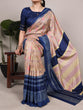 Load image into Gallery viewer, Tasar Silk Floral Printed Saree ClothsVilla