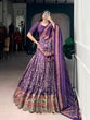 Load image into Gallery viewer, Tasar Silk Sparkle Lehenga Set Clothsvilla