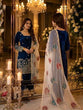 Load image into Gallery viewer, Teal Blue Embroidered Farshi Palazzo Set ClothsVilla